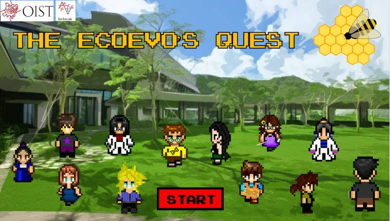 EcoEvo's Quest "video game" with our arcade avatars